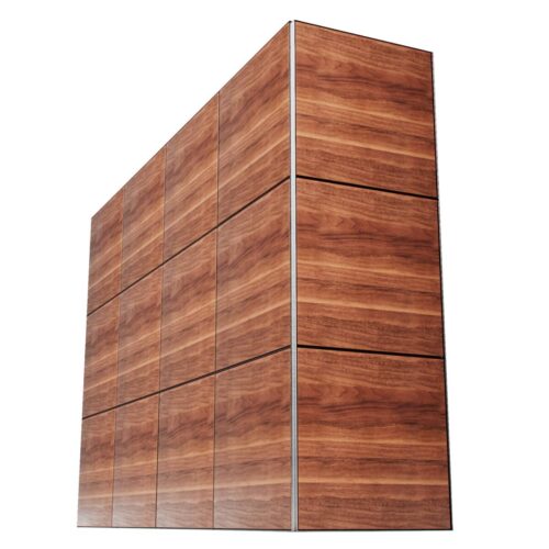 Sound Barrier wood wall panel system with reveals